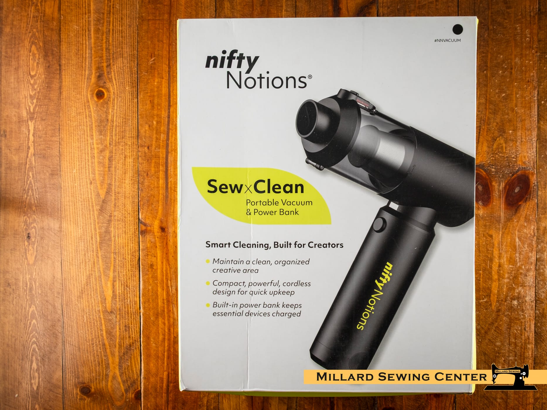 Portable Vacuum & Power Bank by Sew Clean