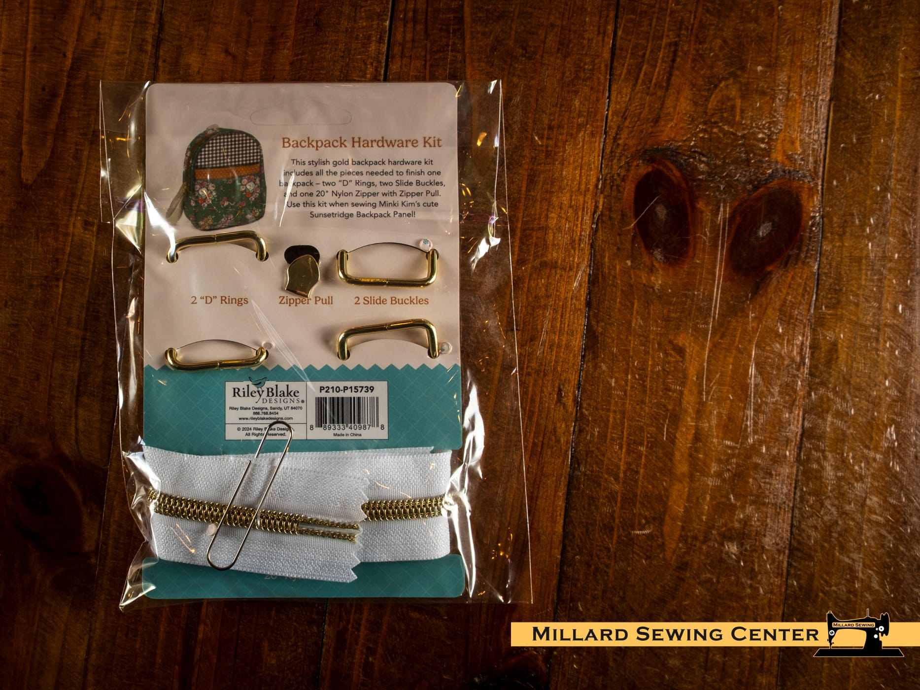 Hardware Kit, Backpack by Minki Kim for Riley Blake Designs - Image 2