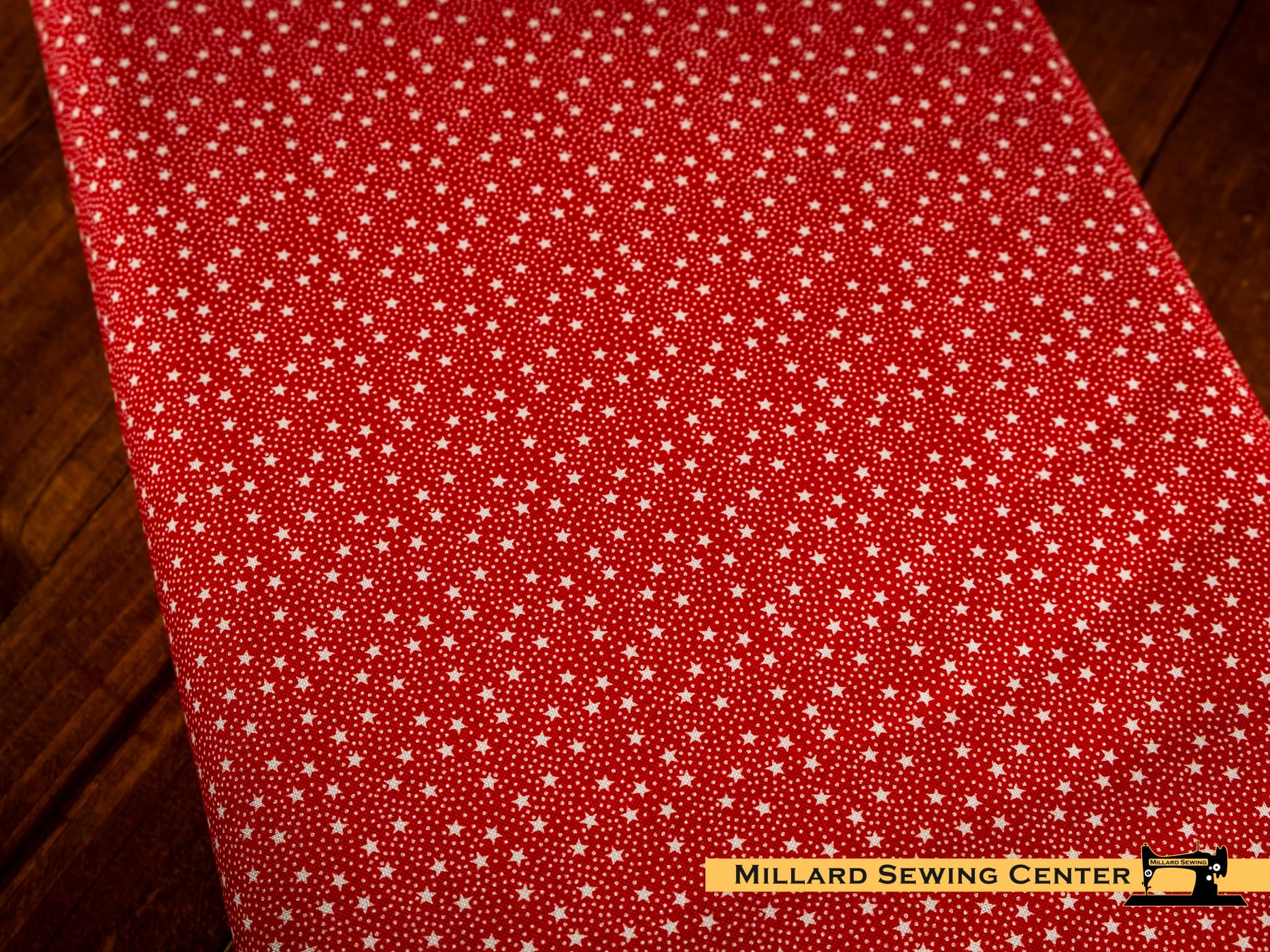 Cotton Fabric, 43"/44" Wide Dear Sweethearts in Star Dots Red by Riley Blake Designs - Image 2
