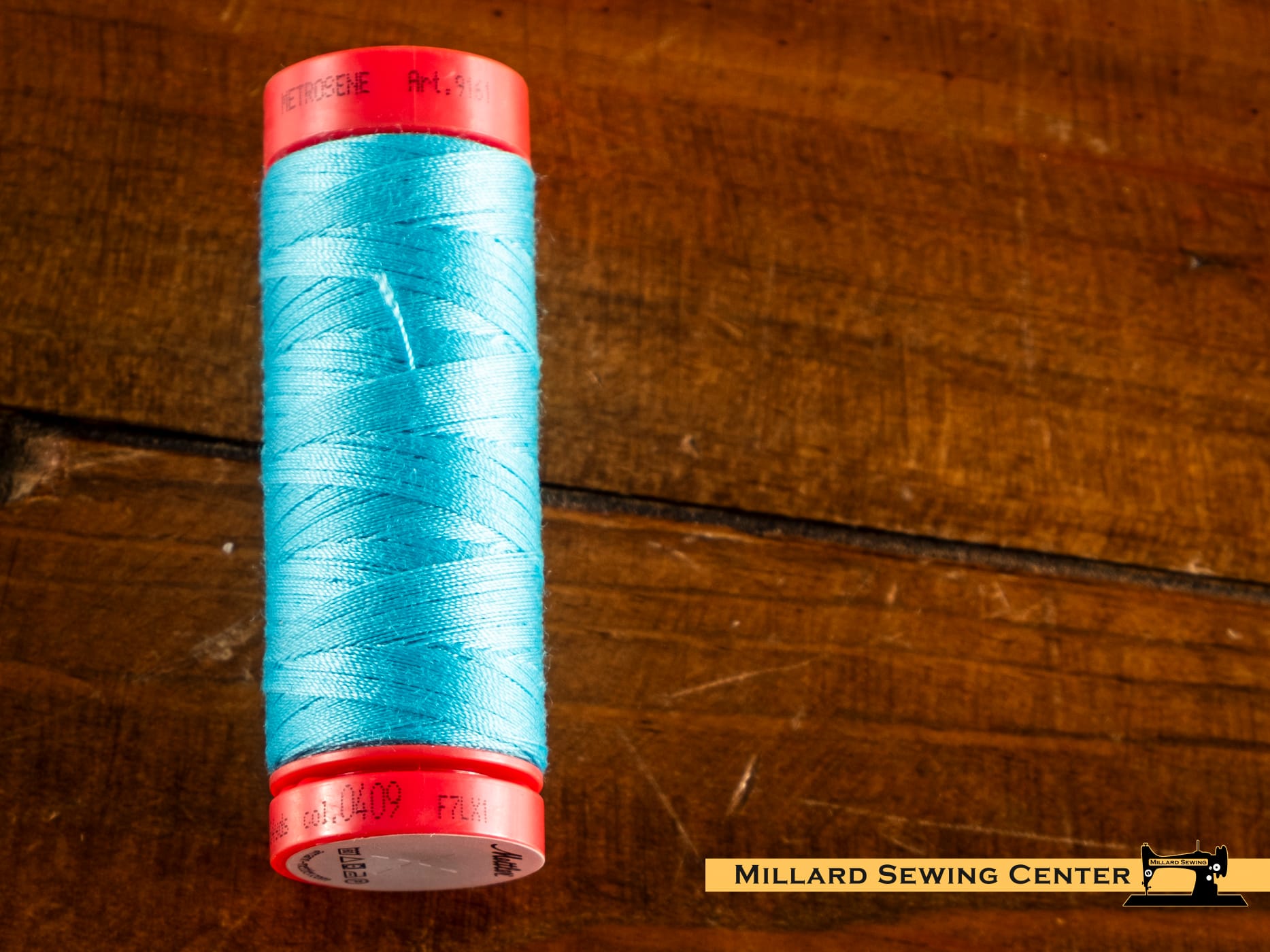 Metrosene All Purpose Polyester Sewing Thread in 0409 Turquoise by Mettler - Image 2
