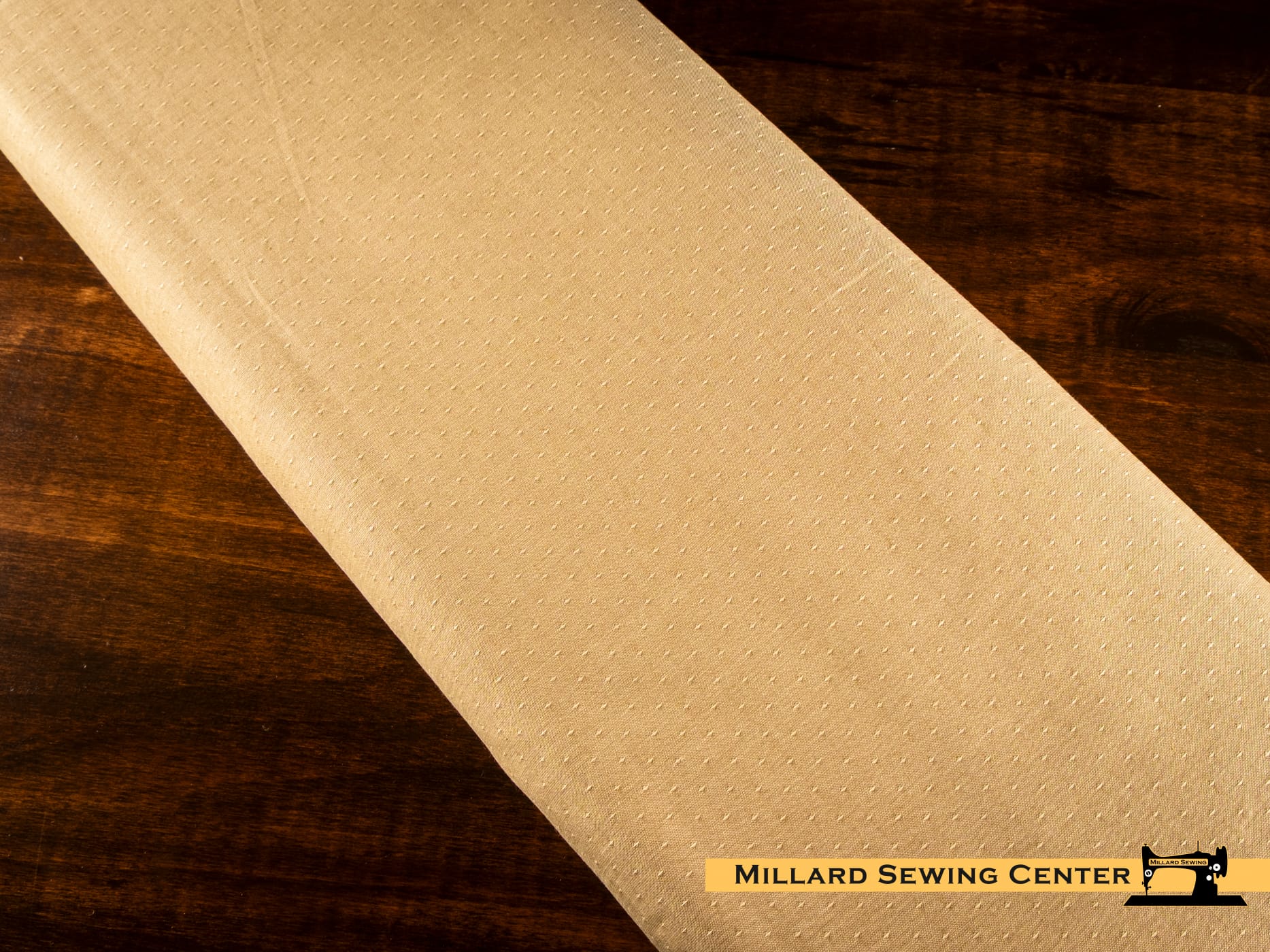 Cotton Fabric, 44" Wide in Woven Tinydot Khaki by Tilda