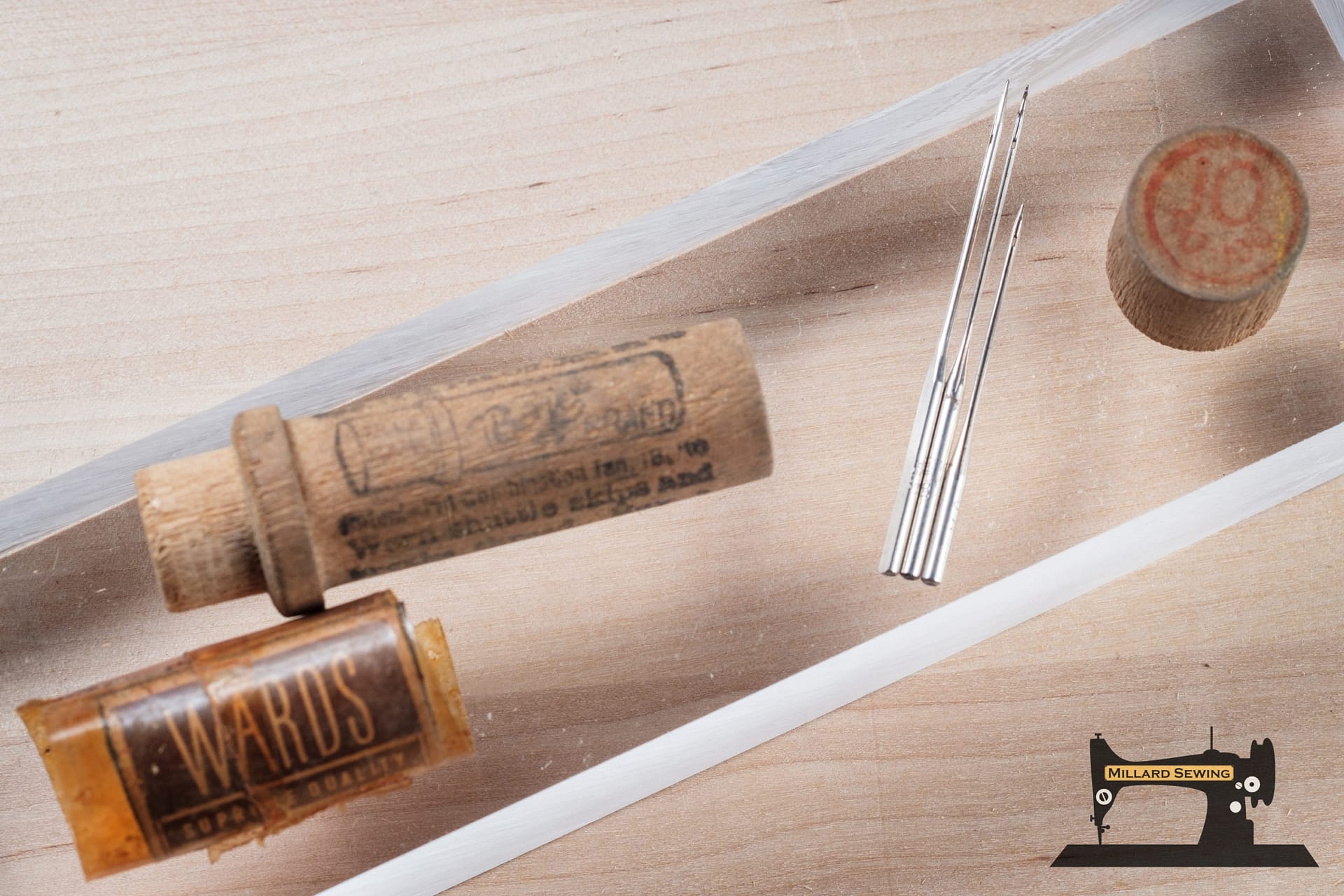 Boyes Brand Needles Wards Supreme Quality Wooden Case