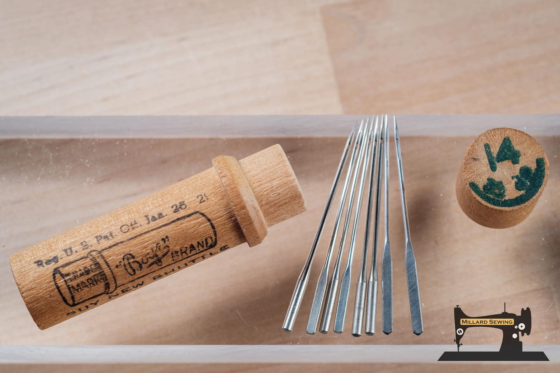 Boyes Brand Needles 14, Wooden Case Circa 1929