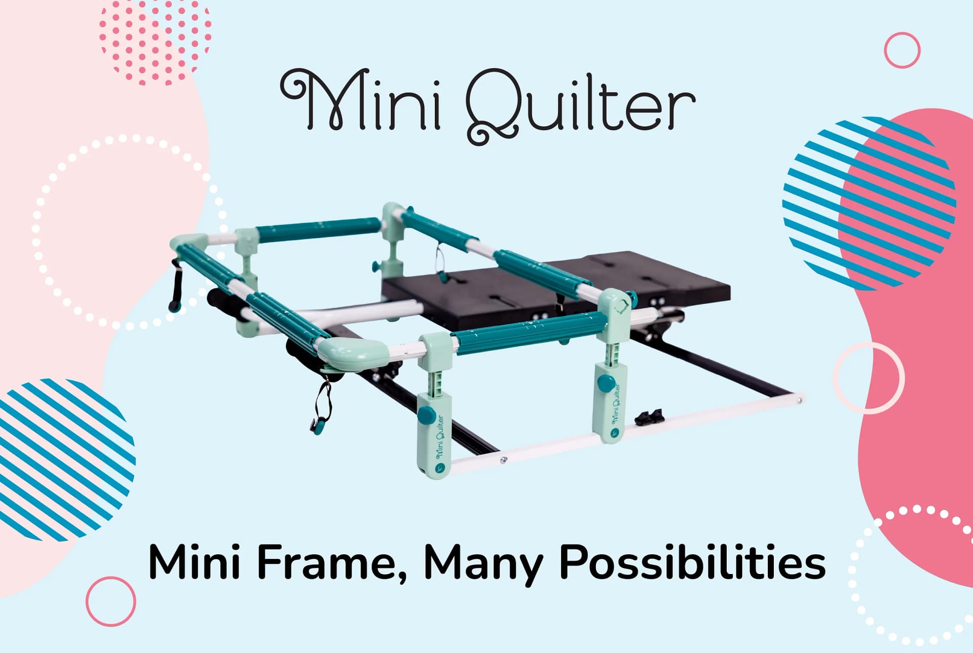 Table Top Quilting Frame, Mini Quilter for Domestic Sewing Machines by Grace - Image 4