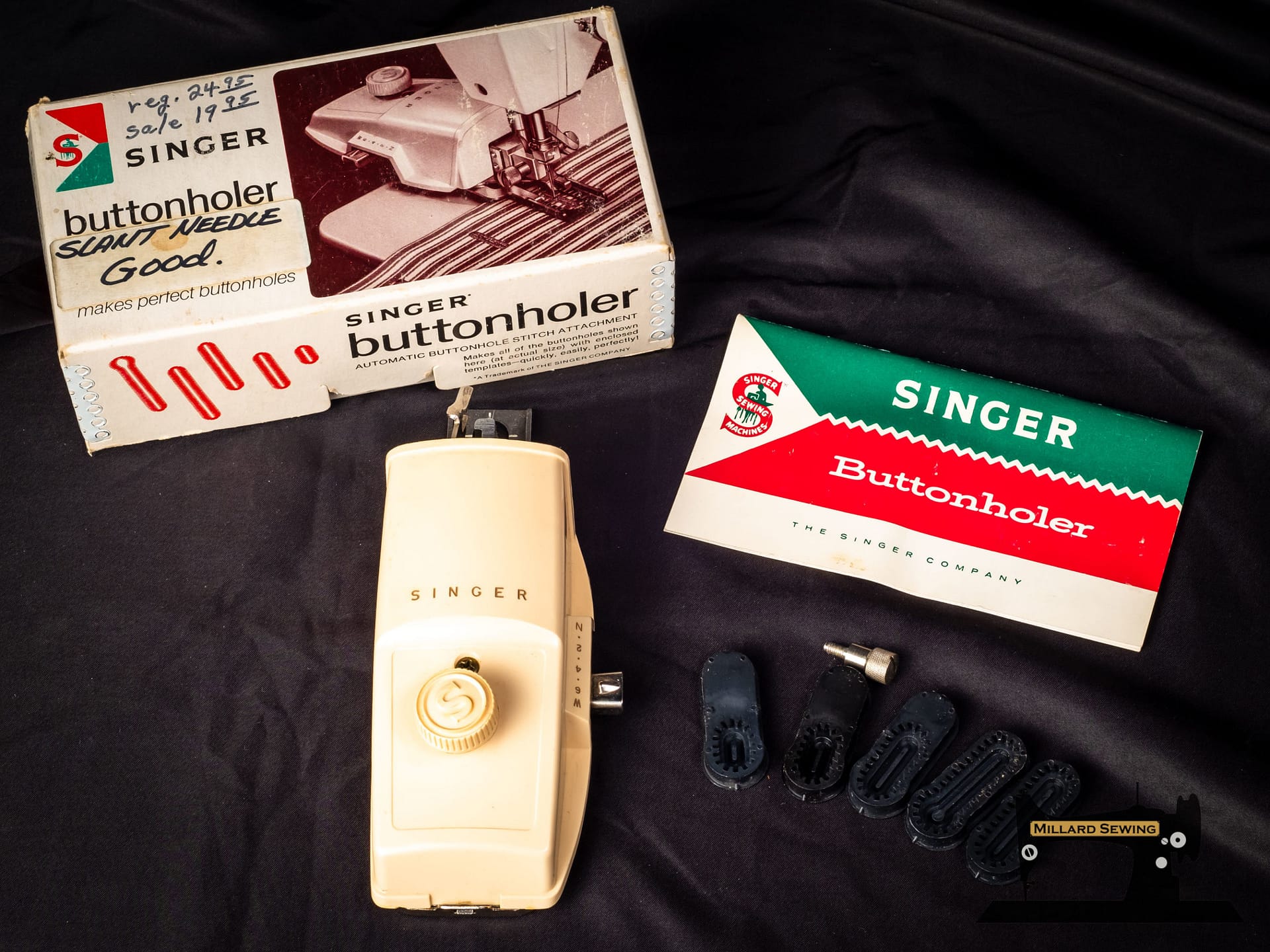 Buttonholer for Slant Needle Sewing Machines by Singer, Simanco #489500-70