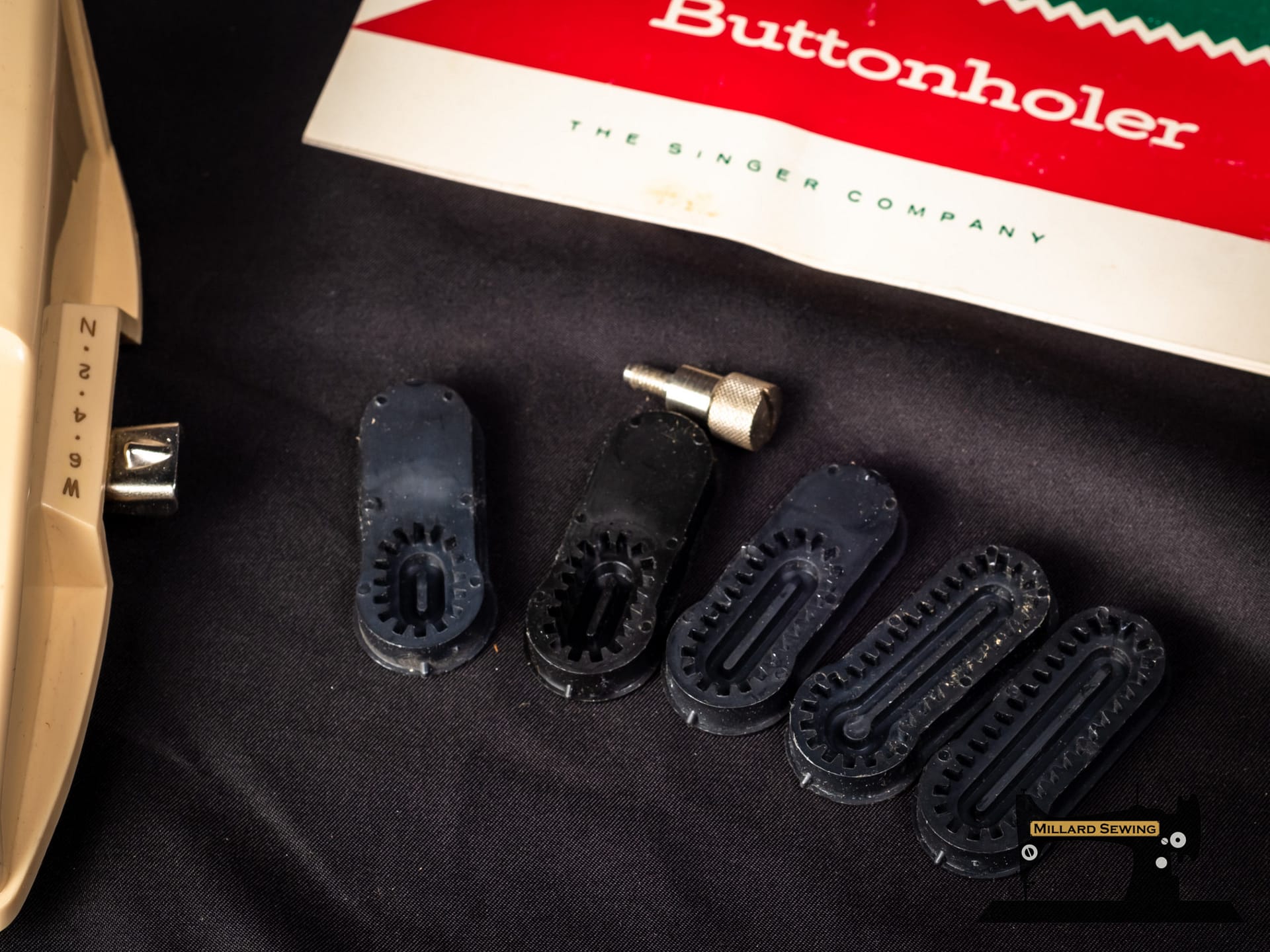 Buttonholer for Slant Needle Sewing Machines by Singer, Simanco #489500-70 - Image 2