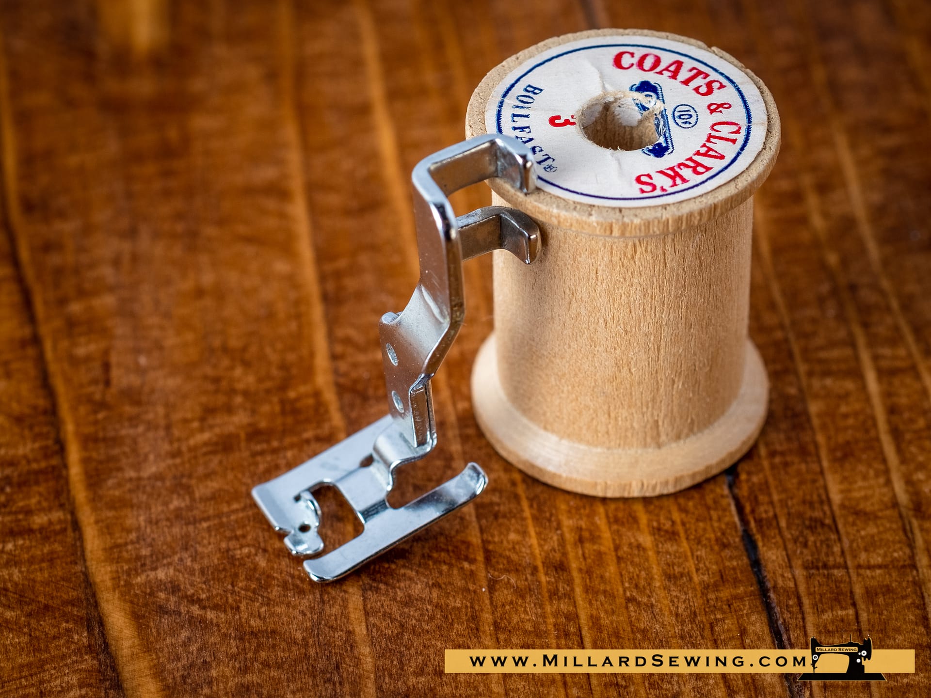 Applique Foot (metal) by Singer for Slant Needle Sewing Machine, Simanco #163483