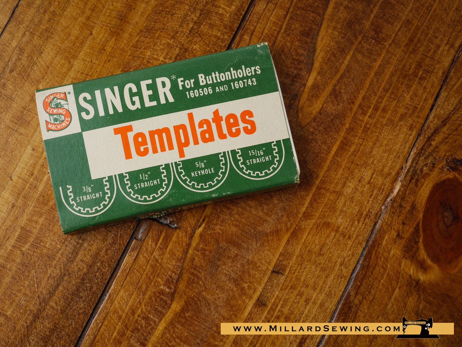 Buttonholer Template Set by Singer, Simanco #160668