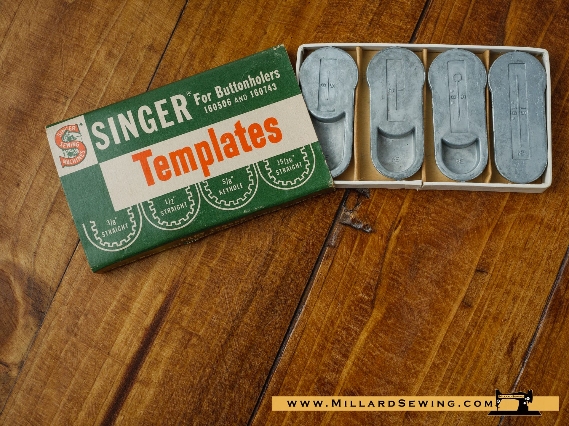 Buttonholer Template Set by Singer, Simanco #160668 - Image 3