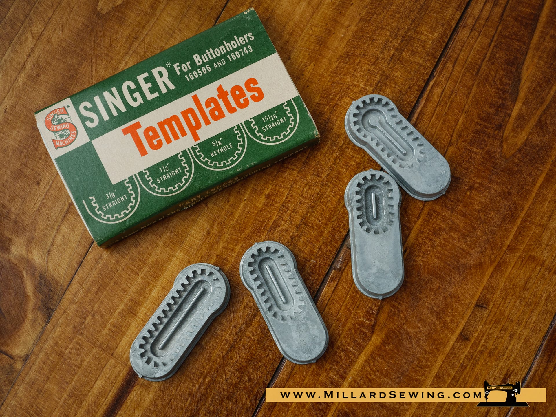 Buttonholer Template Set by Singer, Simanco #160668 - Image 2