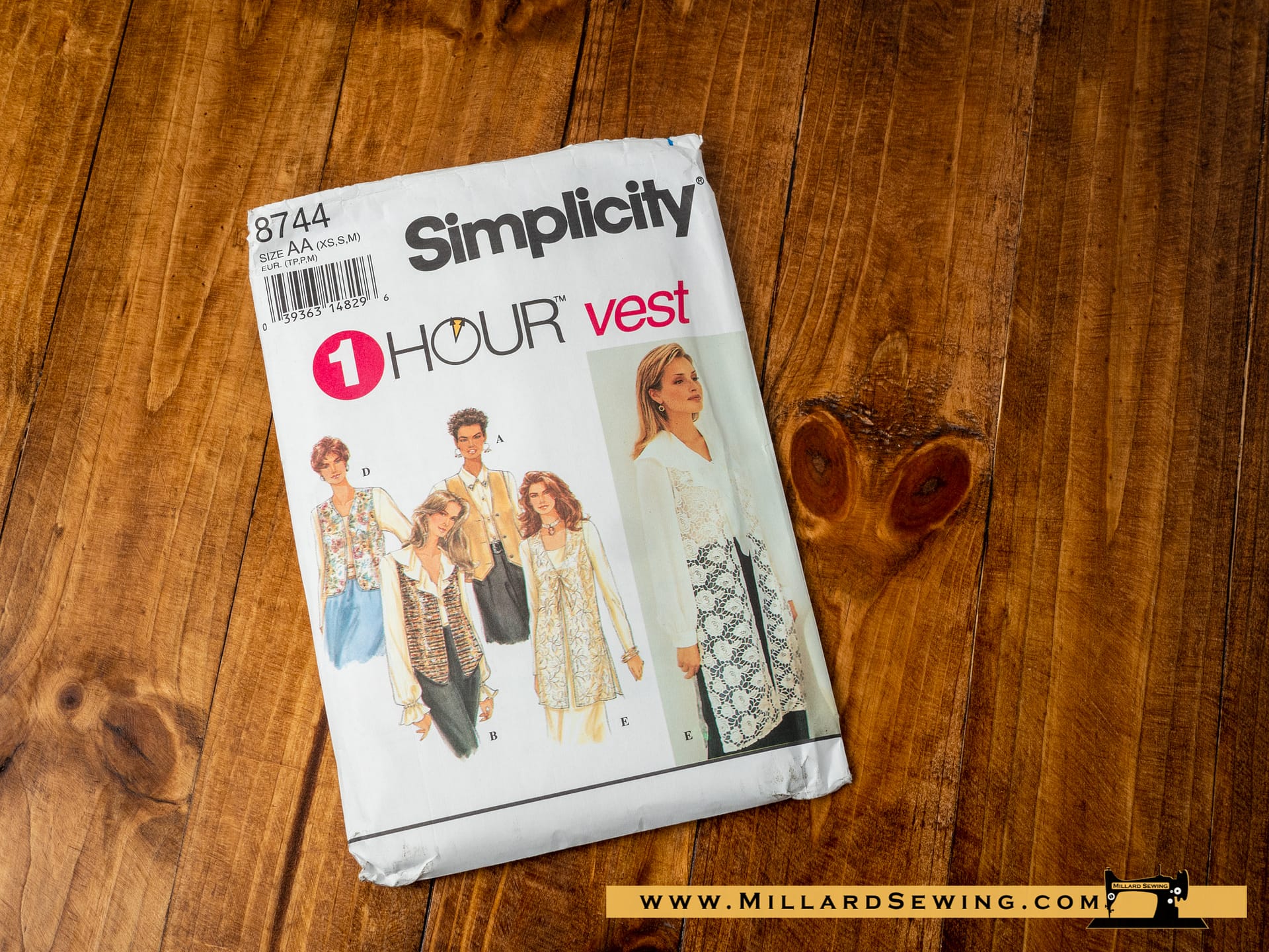 Simplicity 1 Hour Vest Pattern 8744