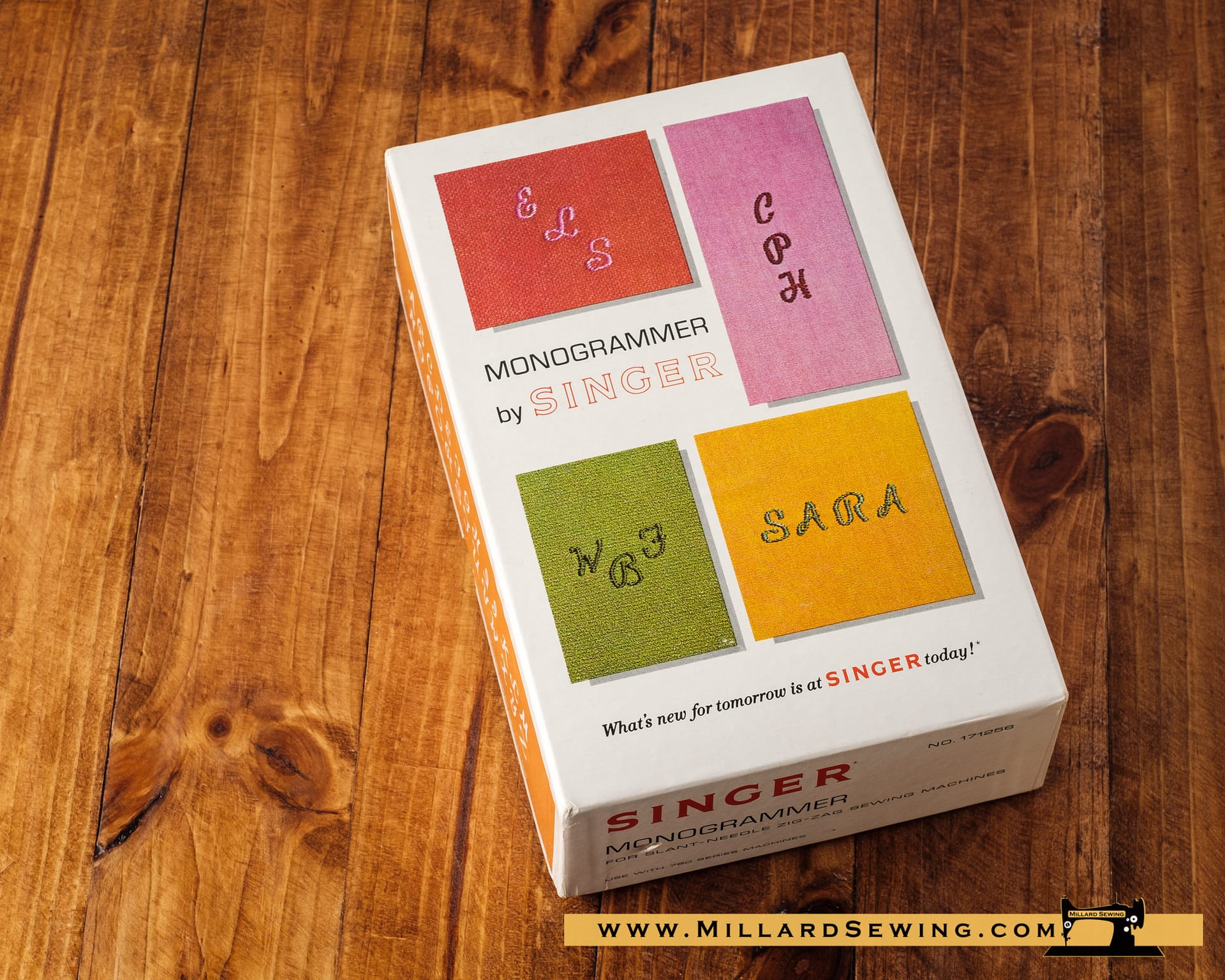 Monogrammer For Slant Needle Sewing Machine by Singer, Simanco #171256 - Image 2