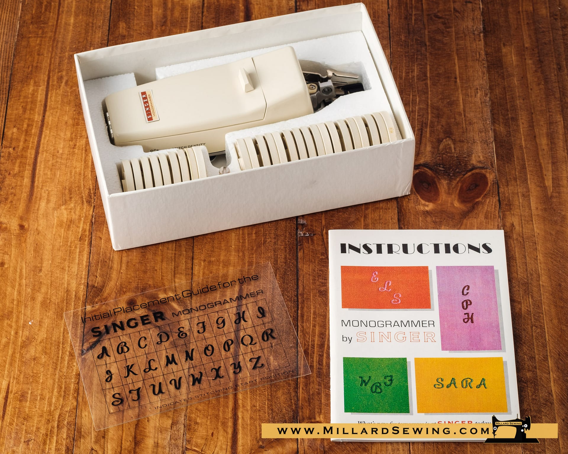 Monogrammer For Slant Needle Sewing Machine by Singer, Simanco #171256