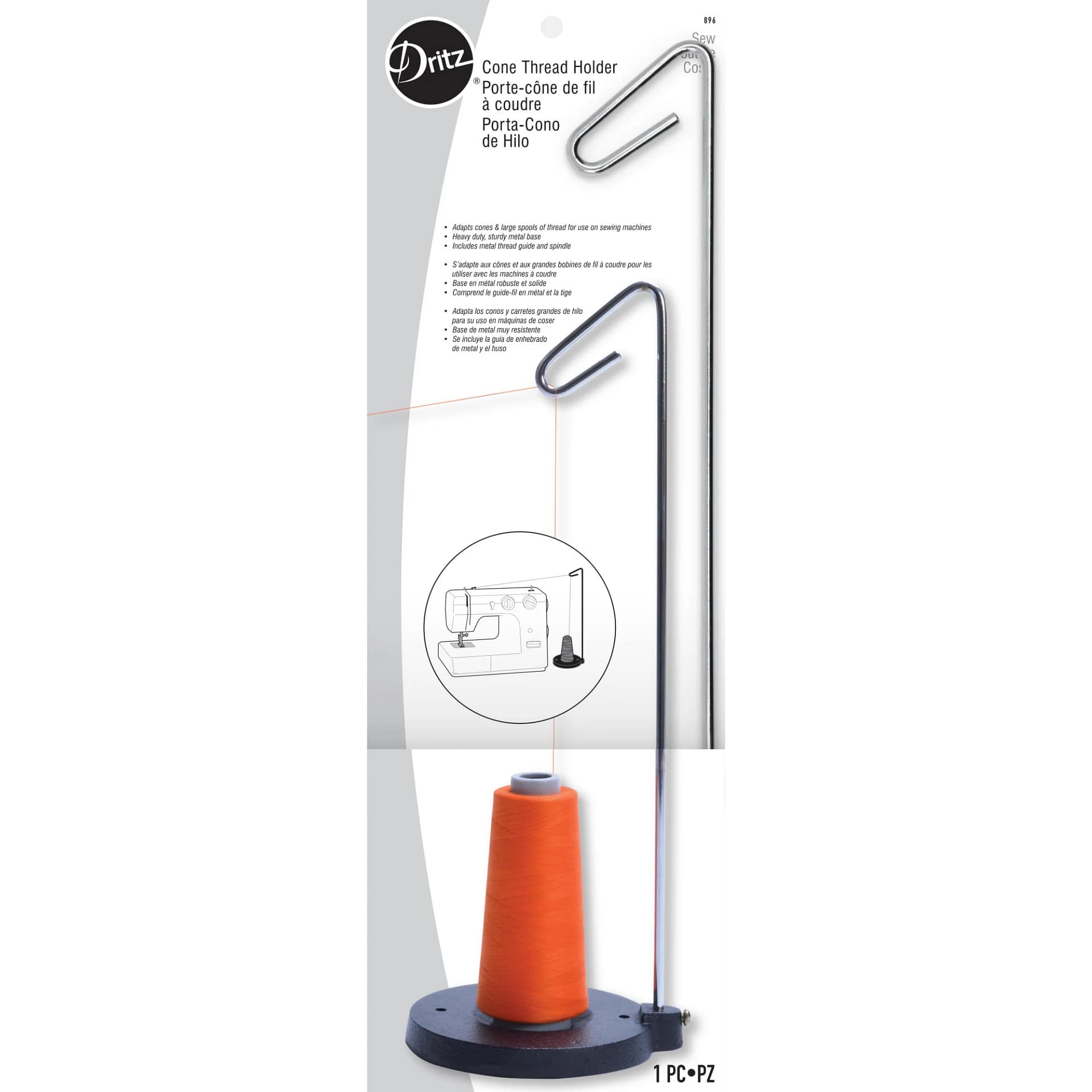 Thread Stand, Single, Metal Base by Dritz
