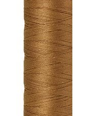 Silk Finish 50wt Mercerized Cotton Sewing Thread in 0287 Dark Tan by Mettler