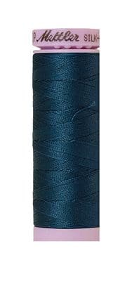 Silk Finish 50wt Mercerized Cotton Sewing Thread in 0485 Tartan Blue by Mettler