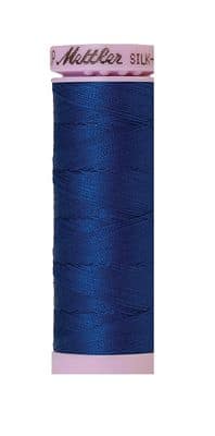 Silk Finish 50wt Mercerized Cotton Sewing Thread in 0816 Royal Navy by Mettler