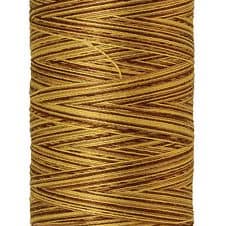 Silk Finish 50wt Mercerized Cotton Sewing Thread in 9828 Choco Banana by Mettler