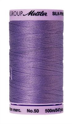 Silk Finish 50wt Mercerized Cotton Sewing Thread in 0029 English Lavender by Mettler
