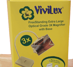6″ x 4″ Grade 3x Magnifier with Base by ViviLux