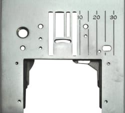 Needle Plate, Zigzag for BabyLock, Elna, Riccar, & Singer Sewing Machines