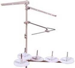 Thread Stand, 5 Spool, Industrial Table Mount Style