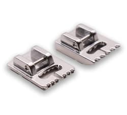 Pintucking foot, Set of 2 (Narrow & Wide) for 5-7mm High & Low Shank Sewing Machines by Janome