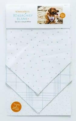 Pet Kerchief Embroidery Blanks, Set of 2, in Various Designs by Kimberbell - Image 3
