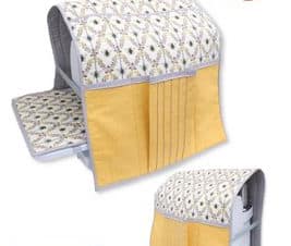 Dahlia Serger Dust Cover Serger, In The Hoop Pattern by Sookie Sews