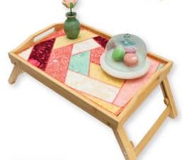 Catherine Crazy Quilt Serger Tray Liner, In The Hoop Design by Sookie Sews