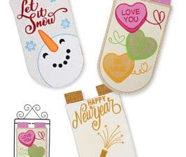 Winter Banner Set, In The Hoop Design by Sookie Sews