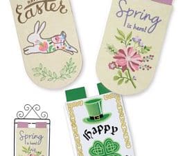 Spring Banner Set, In The Hoop Design by Sookie Sews