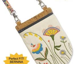 Garden Flower Crossbody Zipper Bag, In The Hoop Design by Sookie Sews