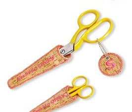 Shear Cork Sheaths and Monogram Key Fob Set, In The Hoop Design by Sookie Sews
