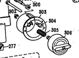 Stitch Length Knob, for Brother Model VX809 Sewing Machines