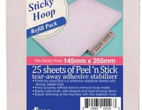 Stabilizer, Peel 'n Stick, Tear Away for 145mmx255mm Sticky Hoop by DIME