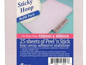 Stabilizer, Peel 'n Stick, Tear Away for 150mmx400mm Sticky Hoop by DIME