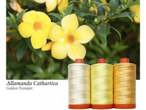 Color Builder 3 Piece Set, 50wt Cotton, Golden Trumpet by Aurifil