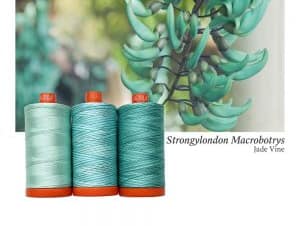 Color Builder 3 Piece Set, 50wt Cotton, Jade Vine by Aurifil