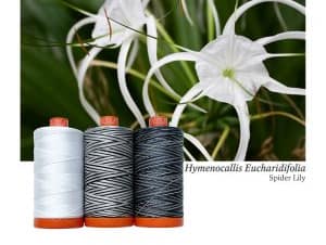 Color Builder 3 Piece Set, 50wt Cotton, Spider Lily by Aurifil