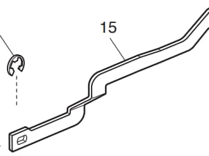 Zigzag Width Rod for Elnita EM16 & Janome/New Home My Style 100 & HF5812 Sewing Machines