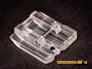 Zipper Foot, Concealed for Snap-On Mount Sewing Machines