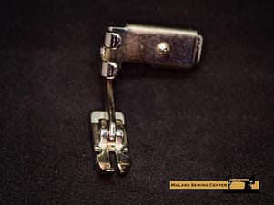 Zipper Foot/Straight Stitch Combination, Hinged, Adjustable for Singer Slant Needle Sewing Machines