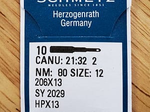 Needles 206x13 Size 12 By Schmetz (10 Pack)