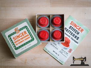 Singer Stitch Patterns #2 for Automatic Zig Zagger (Red) 161008