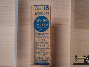 No. 16 Needles 30-80 Thread
