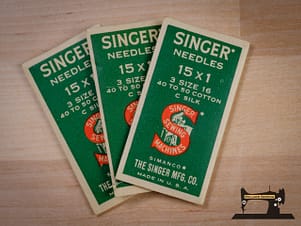 Singer 15x1 Needles 3 pack Vintage Size 16