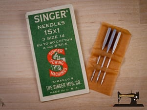Singer 15x1 Needles 3 pack Vintage Size 14