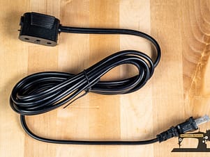 Power Cord Single Lead 3 Prong for Singer Multiple Models