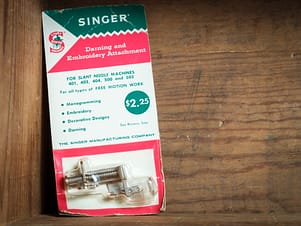 Darning/Embroidery Foot for Slant Needle Sewing Machine by Singer, Simanco #161596